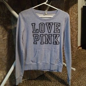 PINK Pullover Sweater with Pocket